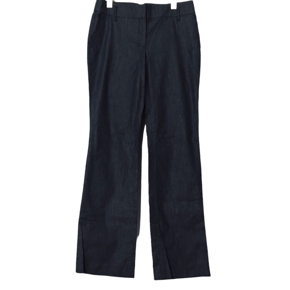 Ann Taylor Loft Dark Blue Casual Cotton Long Pants 2